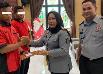 Lapas Kelas I Medan serahkan remisi Natal kepada 315 warga binaan