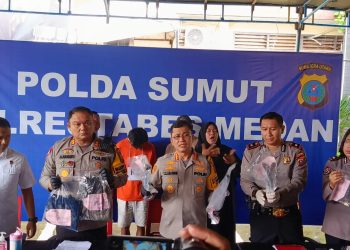 Polrestabes Medan tangkap lima pelaku pembunuhan pemilik doorsmer