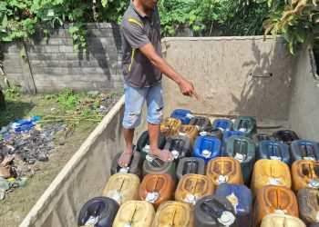 Polda Sumut amankan truk bawa tiga ton BBM subsidi di Langkat