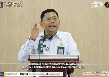 Kanwil Kemenkumham Sumut gandeng jajaran susun laporan SPIP guna tingkatkan pemantauan dan evaluasi