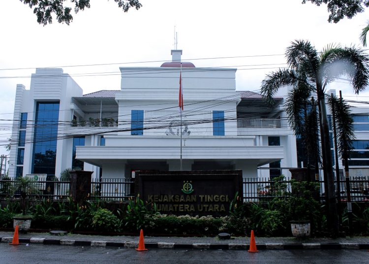 Gedung Kejaksaan Tinggi Sumatera Utara di Jalan AH Nasution Medan.(Satunusantara news/HO-Humas Kejati Sumut).