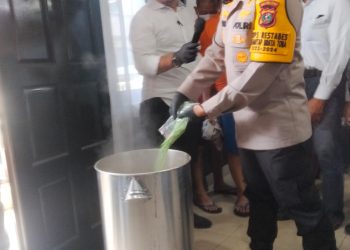 Polrestabes Medan musnahkan 14.000 butir pil ekstasi