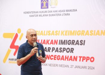 Polrestabes Medan kawal kampanye akbar Ganjar-Mahfud di Lapangan Astaka Pancing