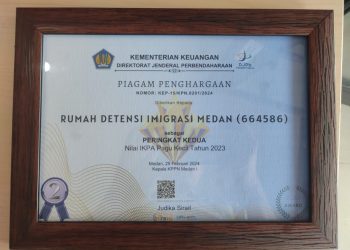 Rudenim Medan raih penghargaan bergengsi KPPN Medan I Award 2023