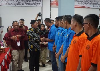 DJKN Kementerian Keuangan bersama PLN tinjau lokasi listrik desa di Kepulauan Nias