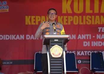 Kapolda Sumut berikan kuliah umum bahaya narkoba di Universitas Khatolik Santo Thomas