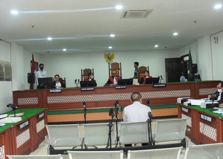 Pengadilan Tinggi Negeri Kota Bekasi Kelas I A Khusus  kembali menggelar sidang lanjutan perkara tanah milik Mabes TNI di Jatikarya. (Satunusantara news/HO-Puspen TNI).