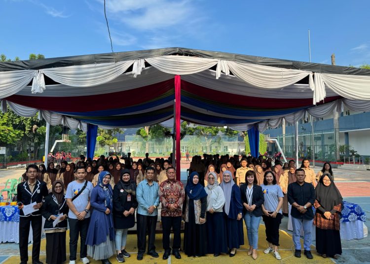 Kanwil Kemenkumham Sumut memperkenalkan  Hak Kekayaan Intelektual (KI) kepada siswa SMA Negeri 3 Medan.(Satunusantara news/HO-Humas Kemenkumham Sumut).