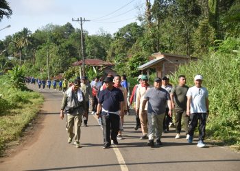 Bupati lakukan jalan santai bersama Pimpinan OPD dan ASN  PemkabTapsel