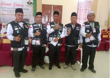 Petugas Kloter 10 Embarkasi Medan komitmen untuk berikan layanan terbaik kepada Tamu Allah