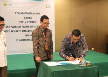 PLN UP3 Medan dan PLN UP3 Medan Utara Penandatanganan MoU dengan Kejaksaan Negeri Medan