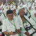 354 Tamu Allah dari Kloter 11 Embarkasi Medan sudah pakai baju ihram sejak di embarkasi