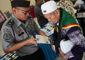 356 Tamu Allah dari Kloter 14 masuk Asrama Haji Medan