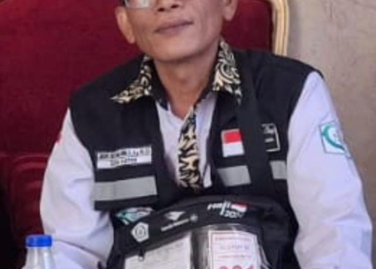 Ketua Kloter 02 KNO Medan, Judri Hutagalung.(Satunusantara news/HO-Humas Haji Medan).