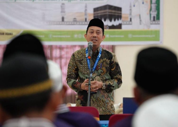 Kabid Penyelenggara Haji dan Umrah Kanwil Kemenag Sumut H. Zulpan Efendi.(Satunusantara news/HO-Humas Haji Medan).