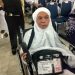 Juraida jemaah haji asal Madina Kloter 15 penuh semangat saat berada di Padang Arafah