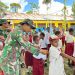 Satgas Yonif 122/TS ajarkan baris-berbaris Siswa SD Inpres di Papua