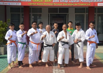 Petugas Lapas Kelas I Medan gelar latihan beladiri Kempo tingkatkan fisik dan kesehatan