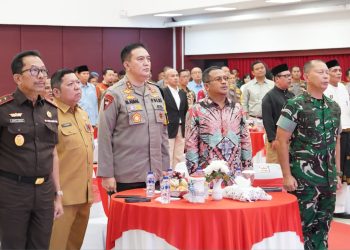 Danrem 031/WB hadiri acara silaturahim di Mapolda Riau Ciptakan Pilkada Damai 2024