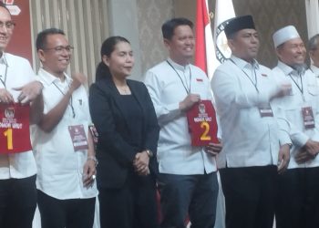 KPU tetapkan nomor urut tiga paslon Wali kota dan Wakil Wali kota Medan