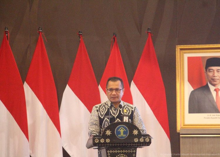 Dirjen HAM, Dhahana Putra, menekankan peran krusial Satpol PP dalam menjaga keamanan dan ketertiban di daerah. (Satunusantara news/HO-Humas Kemenkumham Sumut).