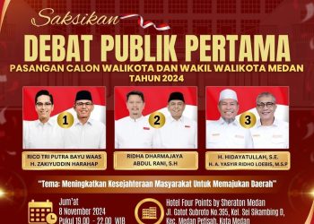 KPU Medan gelar debat pertama paslon wali kota dan wakil wali kota
