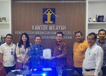 Kanwil Kemenkumham Sumut gelar rapat harmonisasi pemantapan Ranperda Kabupaten Simalungun