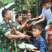 Kodam I/BB berikan makanan sehat dan bergizi kepada 250 anak Panti Asuhan di Tanjung Morawa