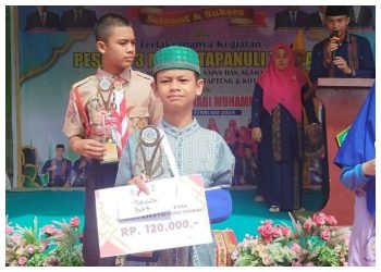 Said Al Fathan siswa MTsN Sibolga alami lengan patah raih juara I lomba tahfidz