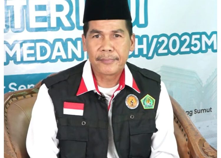 Petugas Bimbingan Ibadah dan Konsultasi PPIH Embarkasi Medan H. Kamaluddin Siregar, MA.(Satunusantara news/HO-Humas PPI H Embarkasi Medan).