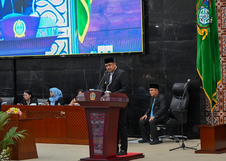 Gubernur Sumatera Utara Bobby Afif Nasution menerima predikat Opini WTP  dari BPK RI atas LKPD Pemprov Sumut tahun anggaran 2024.(Satunusantara news/HO-Diskominfo Sumut).