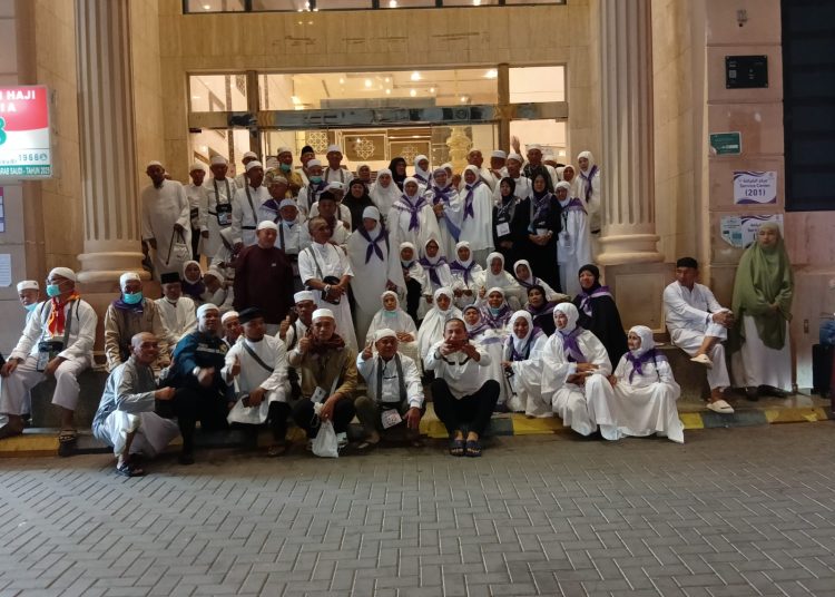 Jemaah haji Kloter 12 KNO telah rampung ibadah haji mereka setelah pelaksanaan Tawaf Ifadah di tanah suci.(Satunusantara news/HO-Humas PPIH Debarkasi Medan).