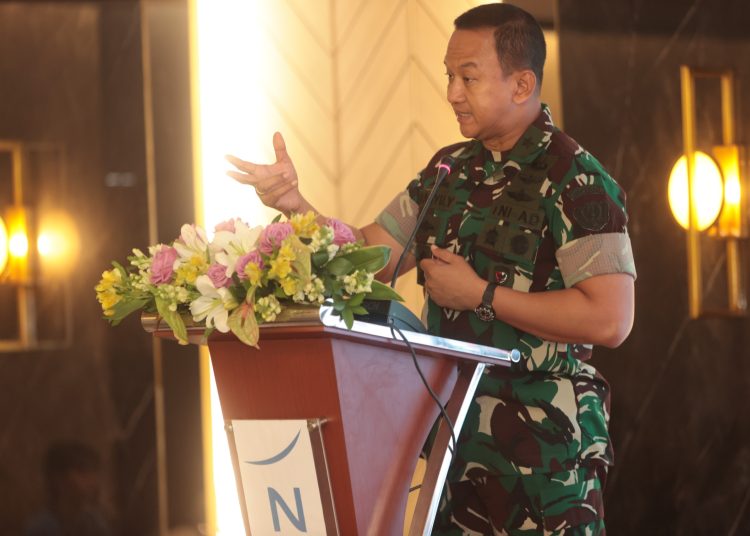 Kadispenad Brigjen TNI Wahyu Yudhayana, saat membuka pelatihan jurnalistik bagi para personel penerangan TNI AD di Hotel Novotel Mangga Dua, Jakarta.(Satunusantara news/HO-Dispenad).