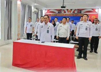 Rutan Kelas I Labuhan Deli berpartisipasi kegiatan penandatanganan komitmen bersama jajaran Ditjendpas