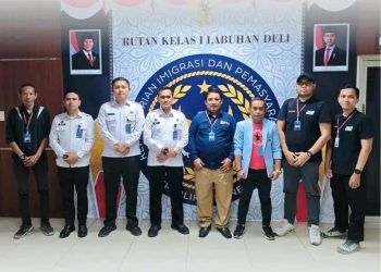 Rutan Kelas I Labuhan Deli terima kunjungan dari PRSI