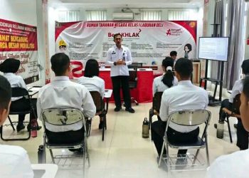 Kepala Rutan Labuhan Deli berikan pembekalan kepada 12 orang CPNS tugas pokok pemasyarakatan