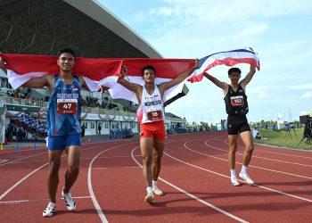 Atlet Indonesia borong enam medali dari nomor lari 100 meter Kejuaraan Atletik Asia Tenggara