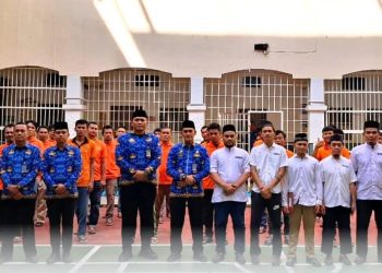 Rutan Kelas I Labuhan Deli gelar upacara Kesadaran Berbangsa dan Bernegara pembinaan bagi warga binaan