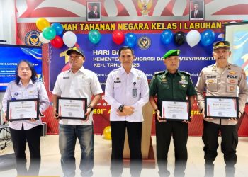 Rutan Kelas I Labuhan Deli gelar Tasyakuran Hari Bakti Kemenipas ke- 1 Tahun 2025