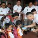 Rutan Kelas I Medan salurkan bantuan susu kepada siswa SD dan SMP Taruna Karya