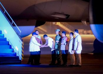 Presiden tiba Bandara Kualanamu kembali tinjau banjir dan longsor di Sumut