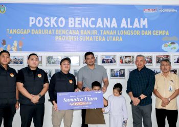 Gubernur Sumut ucapkan terima kasih kepada Stafsus Presiden atas bantuan korban banjir dan longsor