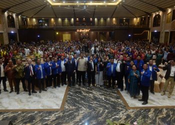 Gubernur hadiri Perayaan Natal GAMKI Sumut bersama warga korban banjir dan longsor