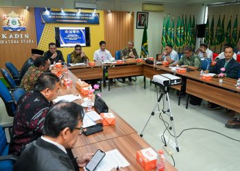 Pj Sekdaprov Sumut terima Kunker Baleg DPR RI bahas Revisi UU tentang KADIN