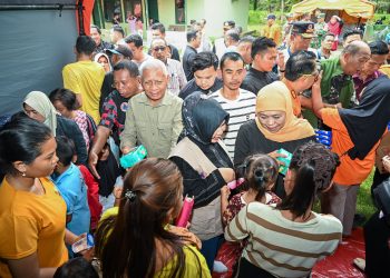 Wagub Sumut bersama Gubernur Jatim tinjau korban banjir di Langkat