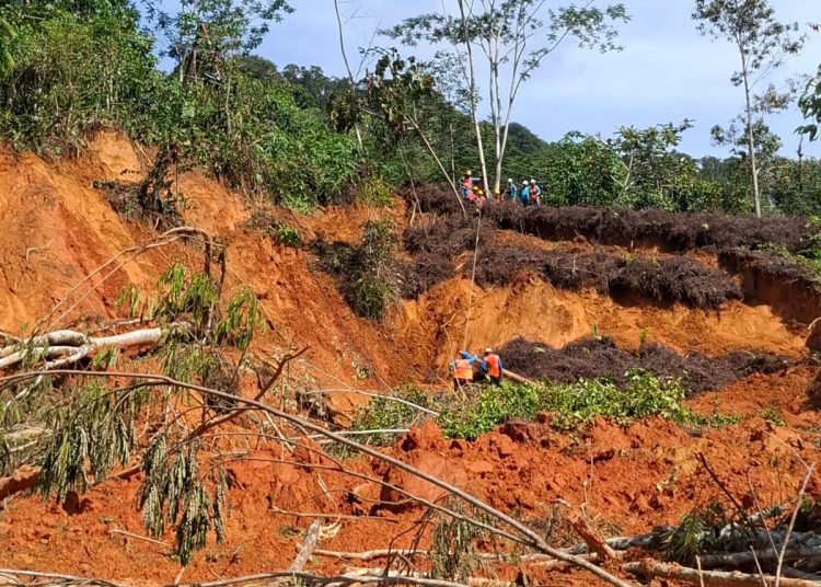 Petugas PLN UID Sumut menerjunkan Task Force yang harus berjalan kaki dari Tarutung menuju Sibolga Julu, sulitnya medan yang dilalui, tak menyurutkan tim untuk membeikan pelayanan terbaik.(Satunusantara news/HO-Humas PLN UID Sumut).