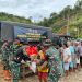 Satgas Yonzipur I/DD salurkan sembako untuk warga terdampak bencana di Desa Rampa Tapteng