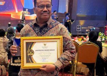 Unimed raih penghargaan Anugerah Keterbukaan Informasi Publik Tahun 2025 sebagai PTN predikat “INFORMATIF”