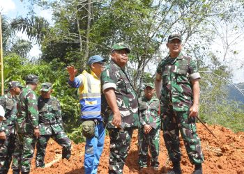 Pangdam I/BB tinjau Posko Bencana Alam dan lokasi terdampak di Wilayah Korem 023/KS