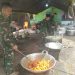 Satgas Kodam I/BB operasikan dapur umum bantu warga terdampak bencana banjir di Sayurmatinggi Tapsel